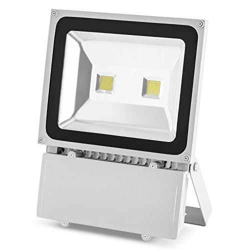 Lightcraft Alphalux Snow Fluter LED Hallenstrahler (100 Watt, warmweiß, 120° Abstrahlwinkel, hoher Wirkungsgrad, niedriger Stromverbrauch, Aluminium) grau - 4