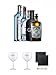 Produktbild Mega Gin Set 1 x Bombay Sapphire Gin 0,7 Liter, 1 x The Botanist Islay 0,7 Liter, 1 x The Duke Dry BIO Gin 0,7 Liter, 1 x Citadelle Gin 0,7 Liter, 1 x Black Gin Gansloser 0,7 Liter, 1 x Monkey 47 Schwarzwald Dry Gin 0,5 Liter + Citadelle Ballon GIN Glas 1