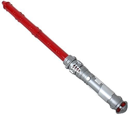 60 cm Laserschwert Lightsaber Swords fixed Blade Sound changeable Light effects blue red green - Red