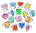 Produktbild Play Kreative 144 Big Jewel Rings ~ 1 Plastic ~ Princess Dress-up Diva TM
