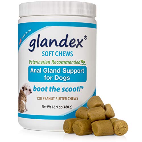 Glandex morbido masticano 120 conte, integratori digestivi per cani