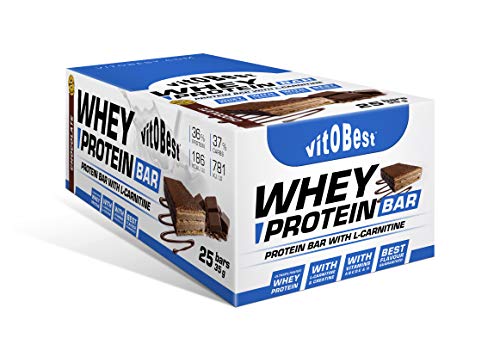 WHEY PROTEIN BAR 35 g CHOCO (25 pcs.) - additifs alimentaires et les suppléments sportifs - VITOBEST