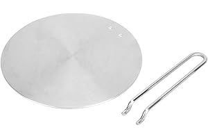 HZTYYIER Diffusore di Calore in Acciaio Inossidabile Piastra a Induzione Adattatore per Scheda Termica Convertitore Piano Cottura a Induzione Cottura a Caldo (24 cm)