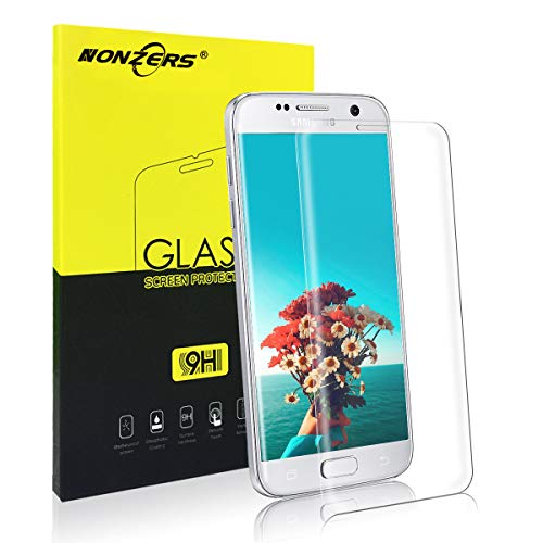 Protector de Pantalla para Samsung Galaxy S7 Edge,Cobertura Total (3D Curvo) Cristal Templado para S7 Edge,Premium HD Vidrio Templado,1 Unidade