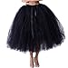 Produktbild QingJiu Damen Tutu Damenrock TüLlrock 50er Kurz Ballet Tanzkleid Unterkleid Cosplay Crinoline Petticoat FüR Rockabilly Kleid