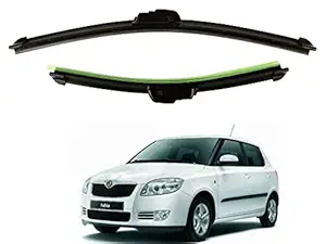 Auto Kite Selifaur High Performance Replacement Wiper Blade for Skoda Fabia (24 x 24 Inch) Set of 2Pcs