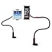 Produktbild EasyAcc iPad Halterung Desktop-Ständer Schwanenhals Halter Flexibel Winkel verstellbar Handy/Tablets halterung 360 ° Drehen, Verlängerte 100 cm, Bolt Clamp mit Halterung für Apple iphone 6 / ipad Mini 3 / ipad Air 2 / Galaxy Tab 10.1 4 / Galaxy Tab A 9.7 / 8.0 und für 3.0-10.1 Inch Android Device (Schwarz/Rot)