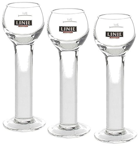 Berentzen Linie Fra Norge Aquavit 2cl Gläser 6 Stück - 3