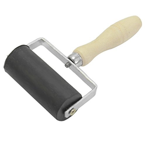 Homgaty Professional Ink Painting Rubber Brayer Printmaking Roller Art Stamping Tool by Homgaty