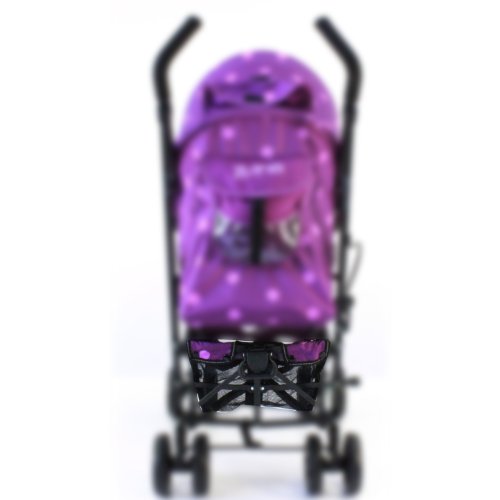 (Spare Parts Shopping Basket) Zeta Vooom - Plum Dots UNIVERSAL!