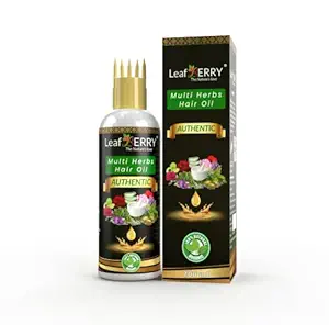 LEAFBERRY MultiHerb Authentic Hair Oil 100ml I 100% HERBAL INGREDIENTS