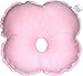 Anti-Pressure Baby Head Support Pillow MADE IN ENGLAND. Recommended by Paediatricians to prevent flathead (positional plagiocephaly). Breathable pillow with 100% Cotton Cover (Pink). The central cavity provides a non pressure soft all round positioning surface allowing for natural cranial reshaping. Can be used anywhere.