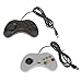 Produktbild Sharplace 2 Stk. ( Weiß+Schwarz ) Klassische Gaming USB Gamepad Joypad Controller für Sega Mega Drive Md2