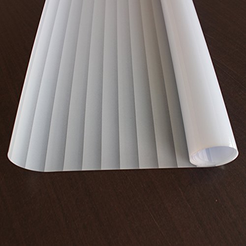 Aingoo Jalousien Plissee Fensterschutzfolie statische haftende Milchglasfolie 90x200cm 025 - 3