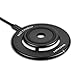 Produktbild Wireless Schnellladegerät, NANAMI Doppelschicht Qi Fast Wireless Charger Kabellos Ladegerät Drahtloses Induktive Schnellladestation für Samsung Galaxy S6 Edge Plus / S7 / S7 Edge und Alle Qi-Enabled Geräte (Schwarz)