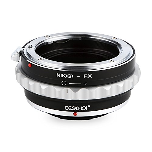 Beschoi Bague adaptation objectif en m  tal pour monter objectif Nikon AI vers bo  tier Fujifilm Fuji FX X-Pro1 X-M1 X-A1 X-E1