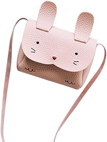 Womens Shoulder Bag,Moonuy,Girl Cute Animal Fresh Style Casual Leather Coin Bag Phone Bag Handbags Female Single Shoulder Travel School Backpacks Cardbags Hand Crossbody Bag Wallet For ladies (Pink)
