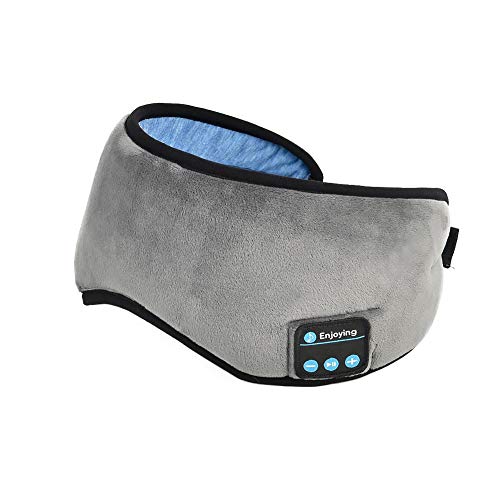 Preisvergleich Produktbild miaoqian170 Sleeping Eye Mask Bluetooth Wireless Intelligence Casual Eye MaskSleep Shading Audible Music to Answer The Phone by