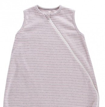 Popolini Sommer-Schlafsack blau-grau Bio-Baumwolle (einlagig, ungefüttert) - 2