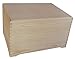 PFR40 BIG PLAIN WOOD KEEPSAKE SOUVENIRS MEMORY BOX CRAFT FOR DECOUPAGE CRAFT