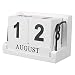 Produktbild Acutty Vintage Style Perpetual Calendar Wood Block Home Office Desktop Decoration