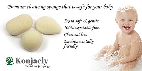 Natural Konjac sponges, set of 3 for face . Suitable for all skin types: Normal, dry, oily, sensitive and baby safe. Made from vegetable root fibre, Eco-friendly and chemical free. Extra soft gentle exfoliate & deep cleaning. Help to remove dead skin cells, dirt & impurities. Help prevent bacteria, acne breakout & blackheads, eliminate toxins, stimulate blood flow, minimise pores and improve skin texture leaving silky smooth, better completion, refreshed, radiant, reveal and rejuvenate.