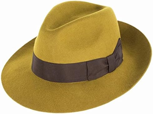 Denton Hats Mayfair Trilby - Mustard
