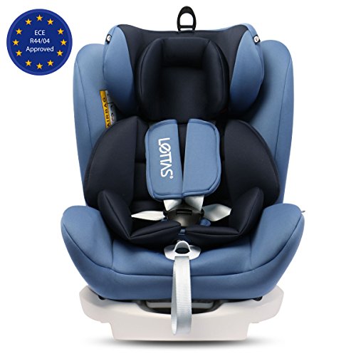 LETTAS Siège Auto et rehausseur Groupe 0+1/2/3 (de 0 à 36 kg / 0 Mois 12 Ans) avec ISOFIX Protection Contre Les impacts latéraux ECE R44/04