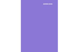Address Book A5: Telephone And Address Book For Contact Details With A - Z Alphabetical Tab | Email Addresses & Phone Book - Lilac