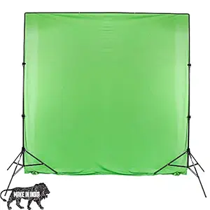 Prolite Premium Green Background Cloth 8Ft X 10 Ft for Home & Studio Backdrop Photo, Video Shoots (Lycra Material)