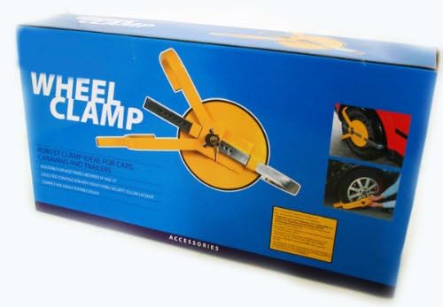 CAR VAN WHEEL CLAMP SAFETY LOCK FOR CARAVANS