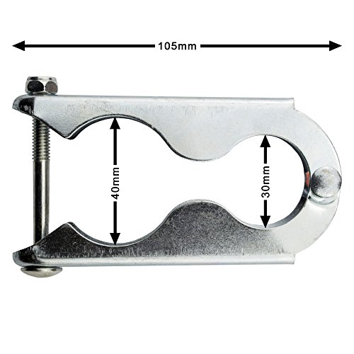 16x Trampolin awm® Befestigungsklammern für Stangen Pfosten Netz Ersatzteile Zubehör - 2