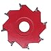 Produktbild ChaRLes Power Holz Schnitzen Scheibe Achteckigen Dodecagonal Schaufel Klinge Werkzeug Für 100Mm Winkelschleifer - Rot