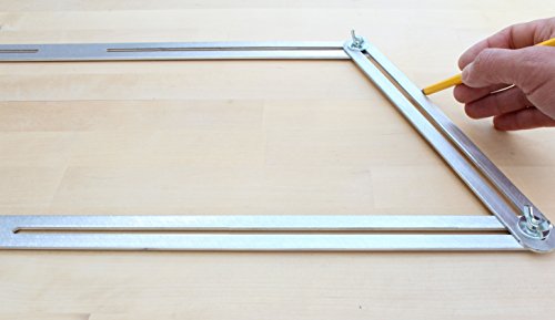 hedue Winkelschablone mit 13 Aluschienen, T510 - 5