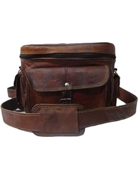 Mad Over Shopping, Vintage handgemachte Tasche echtes Leder DSLR perfekte Kameraobjektive Sony Nikon Canon beutel