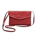 Produktbild Mitlfuny handbemalte Ledertasche, Schultertasche, Geschenk, Handgefertigte Tasche,Frauen Retro Pure Color Vintage Lederhandtasche Messenger Einfache Umhängetasche