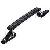 Lieferumfang 1 Stück Echt Leder Taschengriff Nr. 44 aus hochwertigem Leder (Auswahl) Mappengriff Koffergriff (schwarz)