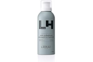 Lierac Homme Schiuma da Barba Anti-irritazioni, Idratante e Lenitiva, per Tutti i Tipi di Pelle, Formato da 150 ml