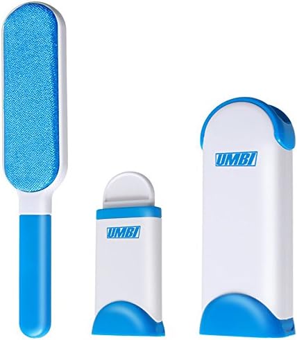 Pet Fur &amp; Lint Remover | Double-Sided Self-Cleaning Reusable Brush | Removes Hair, Fur, Lint from Clothes, Furniture, Carpet, Upholstery | UMBI