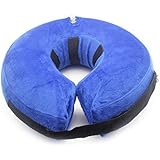 [Gesponsert]PET SPPTIES aufblasbar Halsband für Haustier Hund Katze bequem weich Recovery Schwimmen Schutz-mit Magic Reißverschluss für Haustier Hund Nackenschutz Kissen PS005 (M)