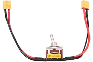 ANCLLO Connecteur XT60 avec Interrupteur Interrupteur à Charge élevée pour modèle ESC RC Avion Drone alimentations de Voiture