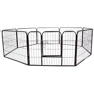 PawHut 5663-1306 Welpenauslauf Welpenfreigehege Freigehege Laufstall Laufgitter Welpenzaun neu