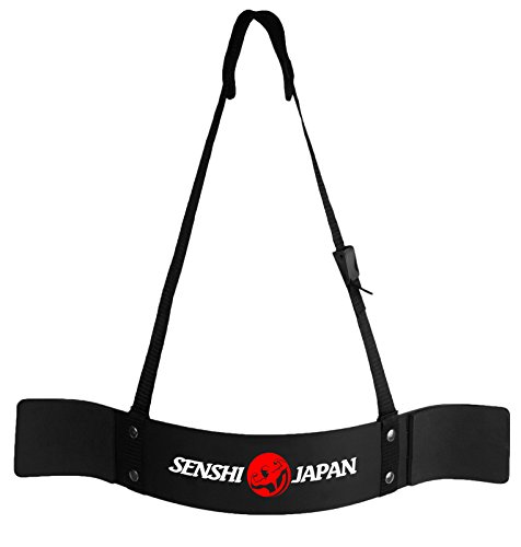 Senshi Japan Bizeps-Isolator-Gurt, zum Gewichtheben, für Arm-Curls, Bizeps-Training