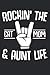 Produktbild Rockin The Cat Mom And Aunt Life: Best Gift Ideas Cat Mom Meowing Toys Pet Animal Lover Funny Composition College Notebook and Diary to Write In / 120 Pages of Ruled Lined & Blank Paper / 6"x9"