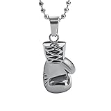 Der Anhänger zeigt 1 Box-handschuh. Dieser ist erhältlich in den Farben Silber, Gold oder Schwarz.