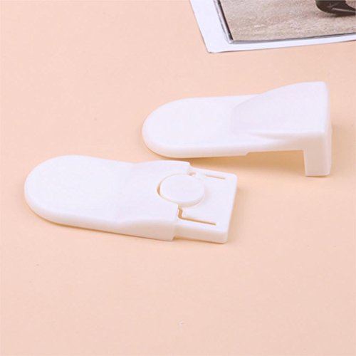 Silverskys(TM)White And Pink Baby Drawer Safety Lock For Door Cabinet Refrigerator Window,Baby Safe Products Baby Care