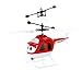 Price comparison product image Qiyun Mini RC Induction Aircraft 4 Channel Flying Mini RC Infrared Induction Helicopter Aircraft Flashing Light Toys For Kidsstyle:Red