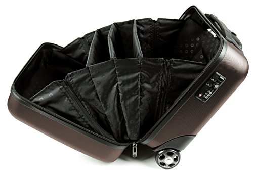 HAUPTSTADTKOFFER – Tegel – Hartschalenkoffer Pilotenkoffer 3er Koffer-Set Trolley-Set Rollkoffer Reisekoffer, TSA, in 3 Größen S, M & L - 6