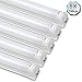 Produktbild [5er Pack zum Sparpreis] OUBO LED Leuchtstoffröhre komplett 150CM LED Tube T8 Röhre Leuchtstofflampe mit Fassung, 24 Watt, 2450 Lumen, Warmweiß 3000K