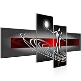 leinwandbilder schwarz weiss rot AUFHÄNGEFERTIG: kinderleichtes Anbringen mit bereits montierten Zackenaufhängern, die auf sieben mm Holzplatten (Sperrholz-, Spanplatte) angebracht sind